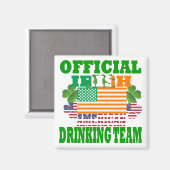 アイルランド系アメリカ人の公式の飲みチーム マグネット (正面/裏面)