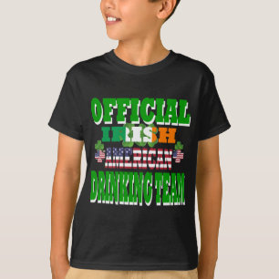 アイルランド系アメリカ人の公式の飲みチーム Tシャツ