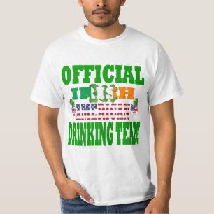 アイルランド系アメリカ人の公式の飲みチーム Tシャツ