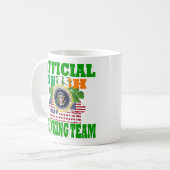 アイルランド系アメリカ人の公式飲みチーム コーヒーマグカップ (正面左)
