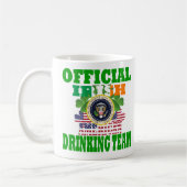 アイルランド系アメリカ人の公式飲みチーム コーヒーマグカップ (左)