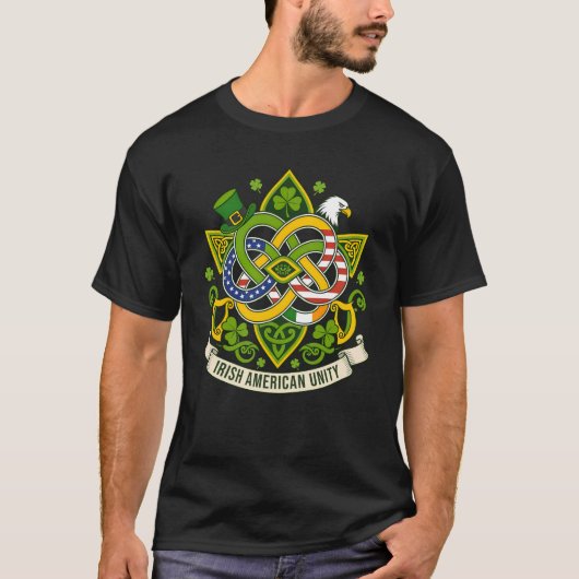 アイルランド系アメリカ人の団結 Tシャツ (正面)