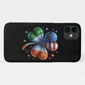 アイルランド系アメリカ人の旗 聖パトリックの日 Case-Mate iPhoneケース (裏面(横))