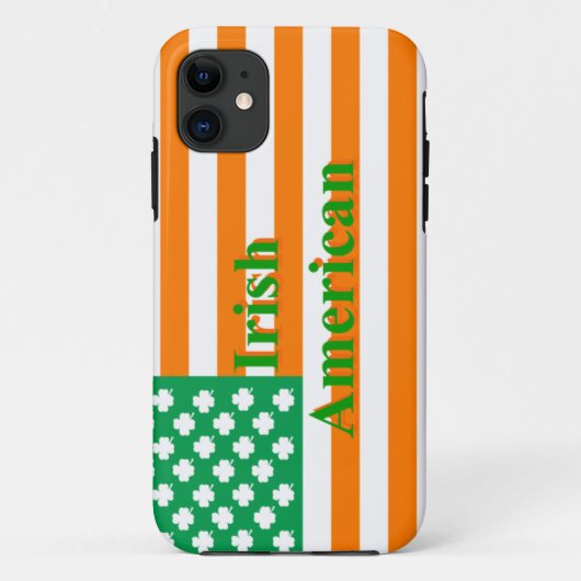 アイルランド系アメリカ人の旗 Case-Mate iPhoneケース (裏面)