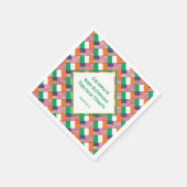 アイルランド系アメリカ人の祝伝統月クリスチャン スタンダードカクテルナプキン (角)