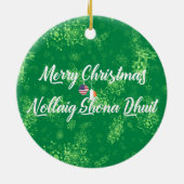 アイルランド系アメリカ人バイリンガルデコレーションゲール セラミックオーナメント (裏面)