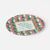 アイルランド系アメリカ人伝統お祝い ペーパープレート (アングル)