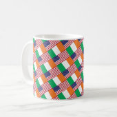 アイルランド系アメリカ人伝統カスタマイズ賛美 コーヒーマグカップ (正面左)