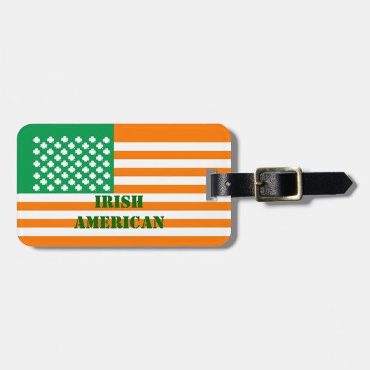 アイルランド系アメリカ人 ラゲッジタグ (正面横)