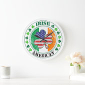 アイルランド系アメリカ人 ラージ壁時計 (ホーム)