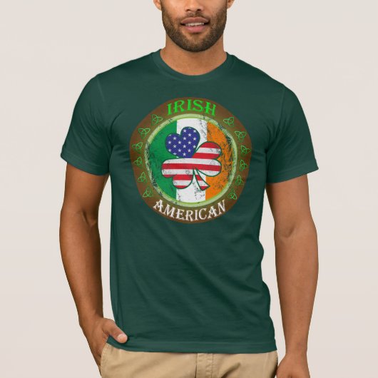 アイルランド系アメリカ人 Tシャツ (正面)
