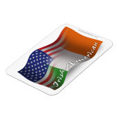 アイルランド系アメリカ国旗 マグネット (左側)