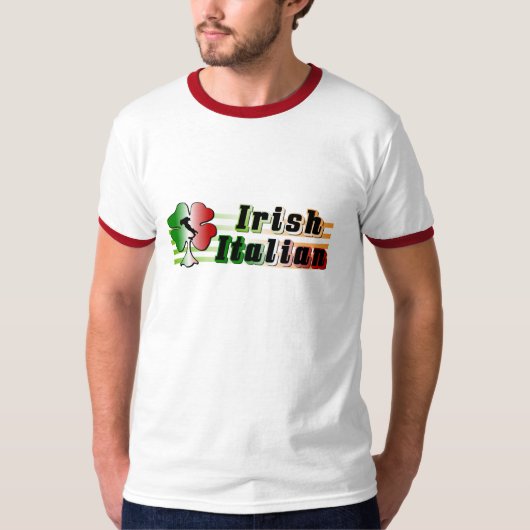 アイルランド系イタリア人Tシャツ Tシャツ (正面)