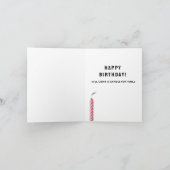 アイルランド系カトリックの誕生日 カード (内部)
