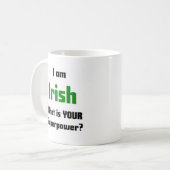 アイルランド系 コーヒーマグカップ (正面左)