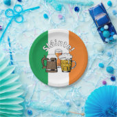 アイルランド素晴らし国旗アイリッシュビール ペーパープレート (パーティー)