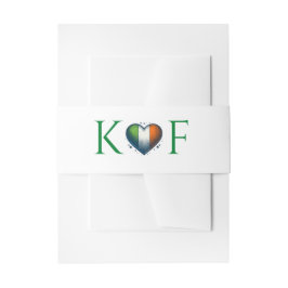 アイルランド結婚カップル 招待状ベリーバンド