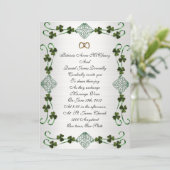 アイルランド結婚式招待状ユニティノット 招待状 (スタンド正面)