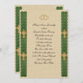 アイルランド結婚式招待状 エレガント 招待状 (正面/裏面)
