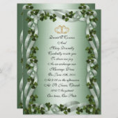 アイルランド結婚式招待状 エレガント 招待状 (正面/裏面)