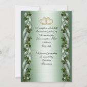 アイルランド結婚式招待状 エレガント 招待状 (裏面)