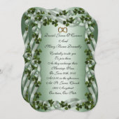 アイルランド結婚式招待状 エレガント 招待状 (正面/裏面)