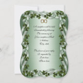 アイルランド結婚式招待状 エレガント 招待状 (裏面)