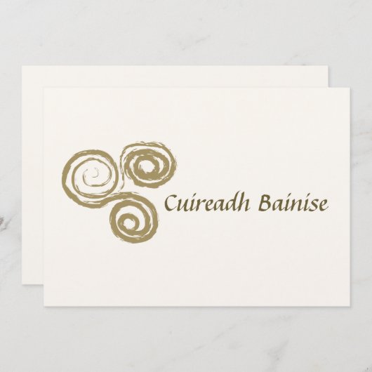 アイルランド結婚式招待状 招待状 (正面/裏面)