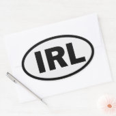 アイルランド自動コードシール1 楕円形シール (封筒)
