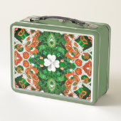 アイルランド色付き金属製ステンレスランチボックス メタルランチボックス (裏面)