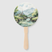 アイルランド行き先結婚式 ハンドファン (裏面)