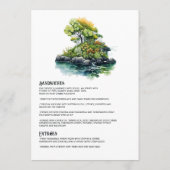 アイルランド行き先結婚式 メニュー (裏面)