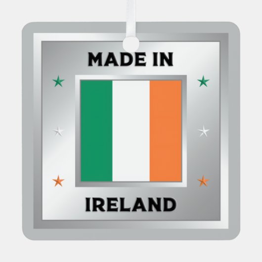 アイルランド製 メタルオーナメント (正面)
