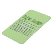 アイルランド規則 マグネット (左側)