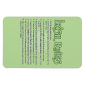 アイルランド規則 マグネット (横)