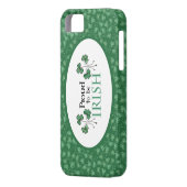 アイルランド誇りを持ったのiPhone 5/5sケースになる緑のシャームロック Case-Mate iPhoneケース (裏面左)