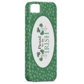 アイルランド誇りを持ったのiPhone 5/5sケースになる緑のシャームロック Case-Mate iPhoneケース (裏面/右)