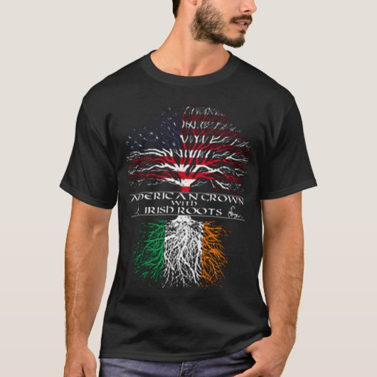 アイルランド誇りを持ったケルト系アメリカ伝統セント・パトリック Tシャツ (正面)