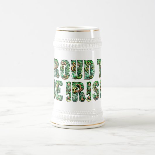 アイルランド誇りを持った人になる ビールジョッキ (中央)