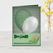 アイルランド誕生日 カード (黄色い花)