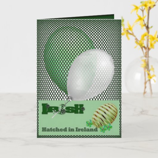 アイルランド誕生日 カード (黄色い花)