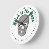 アイルランド語から骨まで ラウンド壁時計 (傾斜)