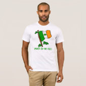 アイルランド語があること誇りを持った Tシャツ (正面フル)