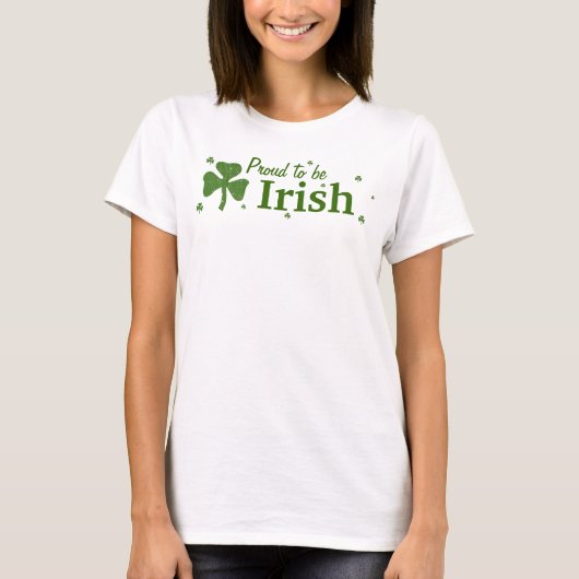 アイルランド語があること誇りを持った! Tシャツ (正面)