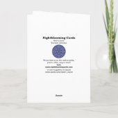 アイルランド語がグリーンのセント・パトリック賛美ズ・デイ・カード カード (裏面)