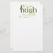 アイルランド語だ 便箋 (正面/裏面)