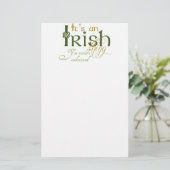 アイルランド語だ 便箋 (スタンド正面)