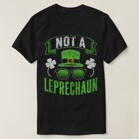 アイルランド語ではないSt patricks dayアイルランドシャームロック Tシャツ (デザイン正面)