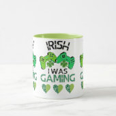 アイルランド語でゲームをやっていた» St.Patrick's Day Mug マグカップ (中央)