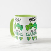 アイルランド語でゲームをやっていた» St.Patrick's Day Mug マグカップ (正面左)